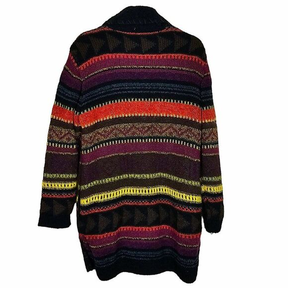 Susan Bristol Vintage Mohair Blend Tunic Cardigan Sweater Coat Y2K Size M - Picture 2 of 8